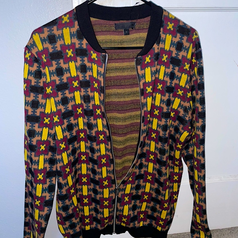 ASOS zip-up light sweater